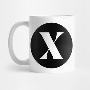 X (Letter Initial Monogram) Mug